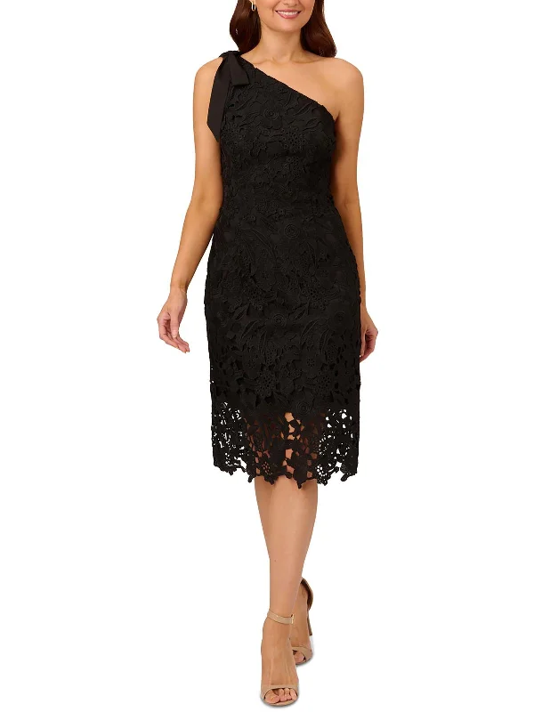 Womens Lace One Shoulder Cocktail And Party Dress Tunics Top rated