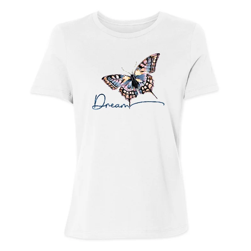 Dream Butterfly Women's T-Shirt Fashionable Trendy Casual