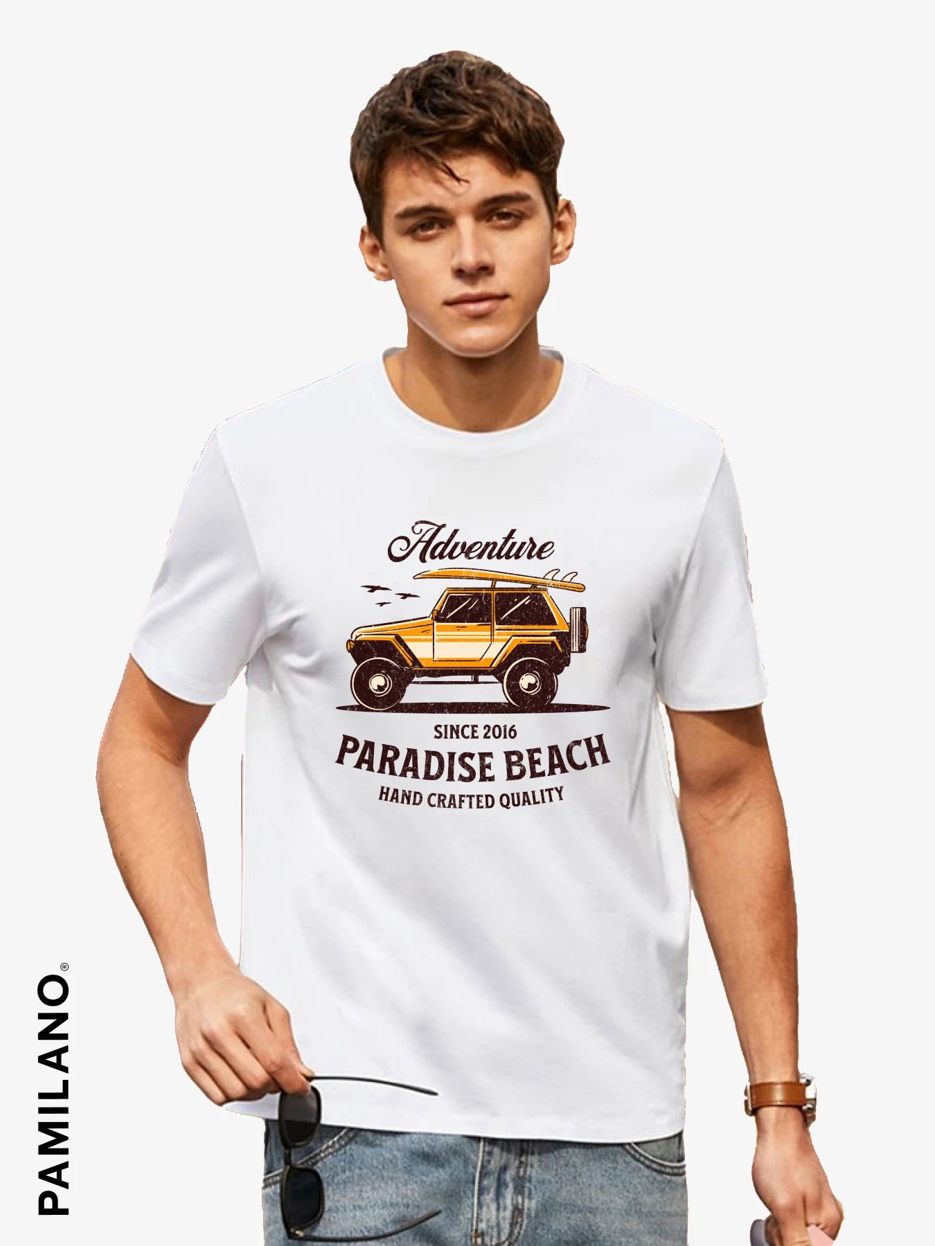 Adventure Paradise Beach - Unisex T-Shirt Mesh Blend Leather Blend Suede Blend