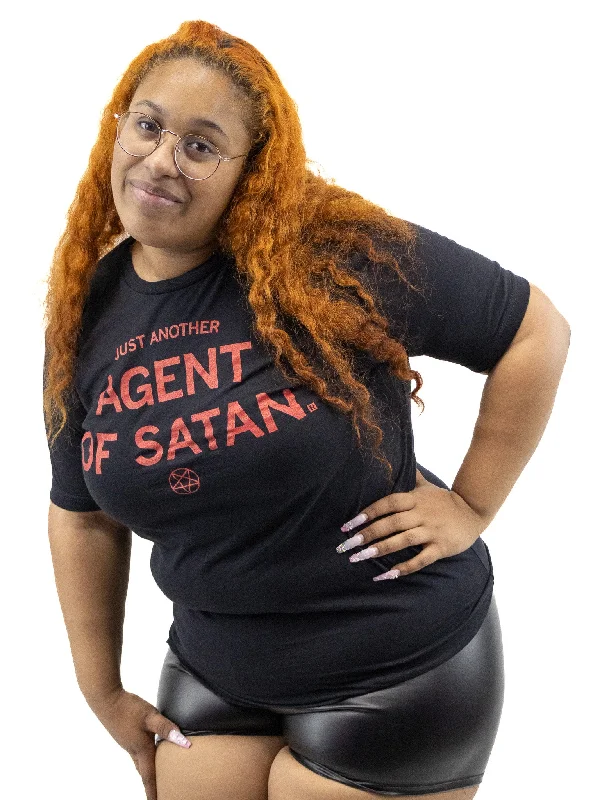 Agent of Satan T-Shirt RAYGUN Asymmetrical Pockets Print