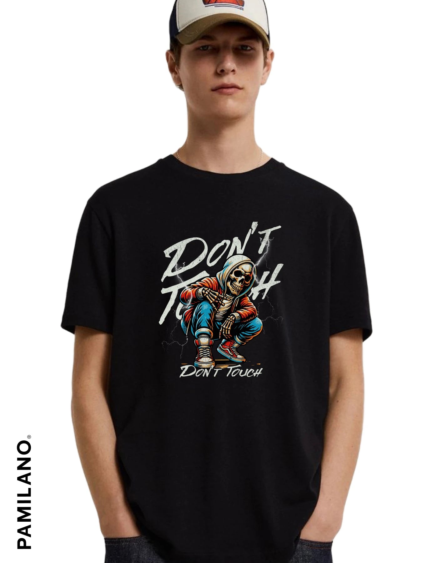 Dont Touch - Unisex T-Shirt Layered Multi-layer Single Layer