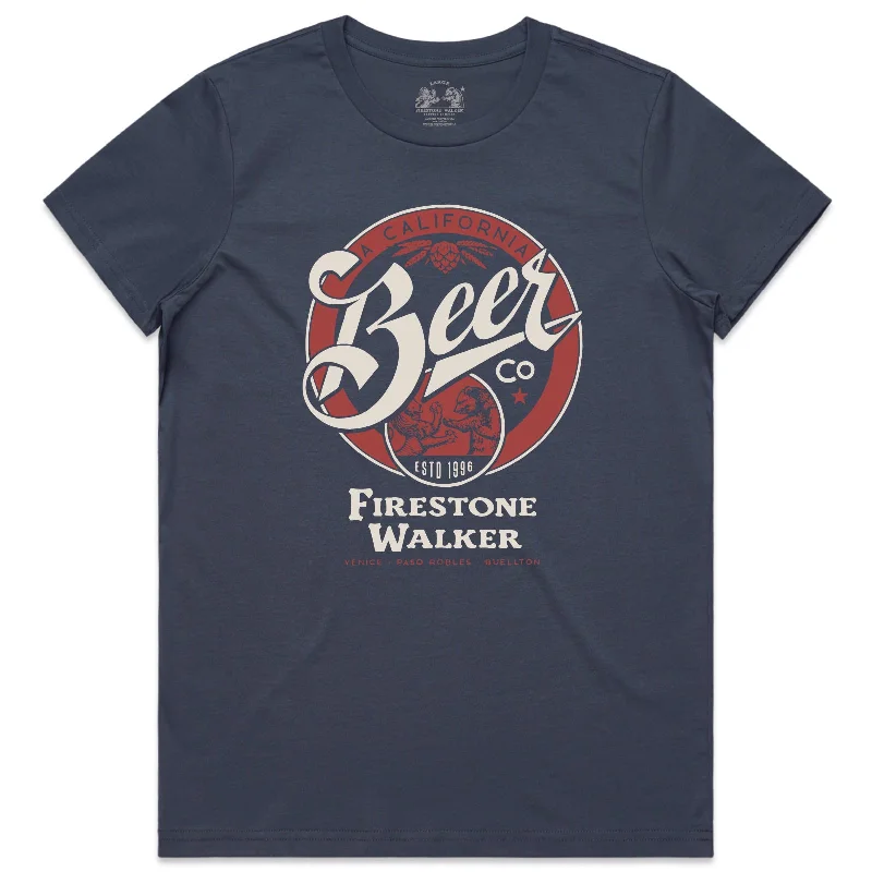 Firestone Walker Women's Brew Crew Tee Sequined Glittery Shiny