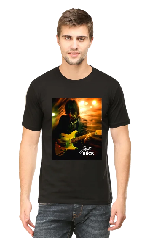 Jeff Beck,  Classic Unisex T-shirt Plaid T-Shirt Polka Dot Checkered