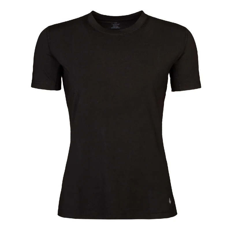 Ladies Performance Short Sleeve T-Shirt - Black Machine Wash Dry Clean Hand Wash