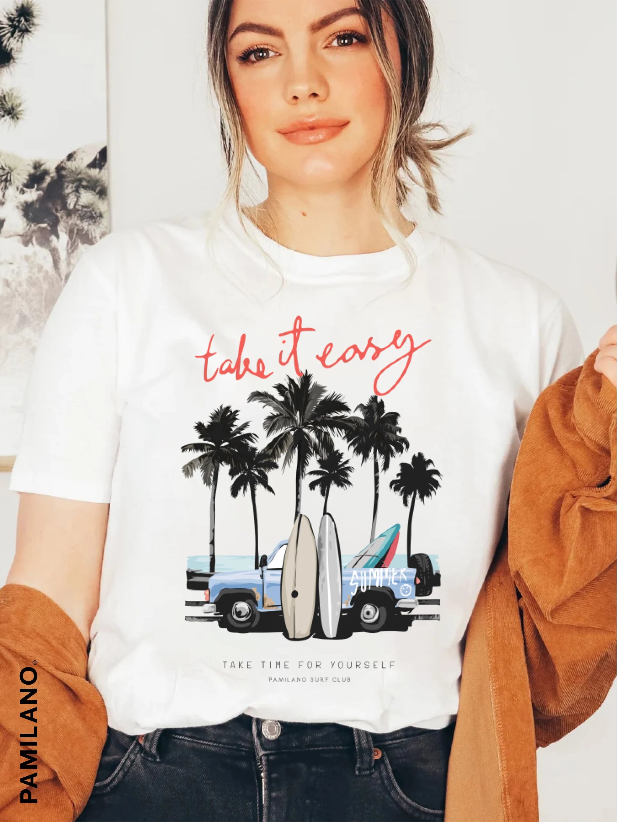 Take It Easy t-shirt Cozy Warm Stylish