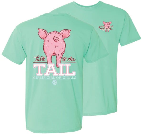 Talk To The Tail ~ Girlie Girl Tee Welt Pockets Slit Pockets Flap Pockets