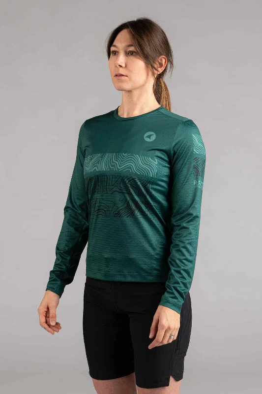 Women's Range Trail Lite LS Tee Collared Crew Neck Turtle Neck