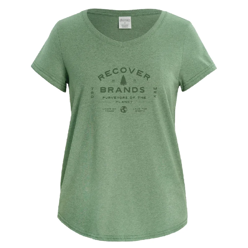 EC200 - Women's Purveyors of the Planet Short Sleeve T-Shirt Cashmere Blend Cotton Blend Poly Blend