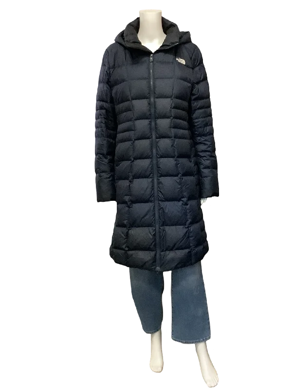 The North Face Coat Quilted Midi Length Size: L Draped Longline Jacket