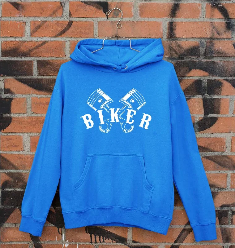 Biker Unisex Hoodie for Men/Women Hoodie with Reflective Safety Nightwear