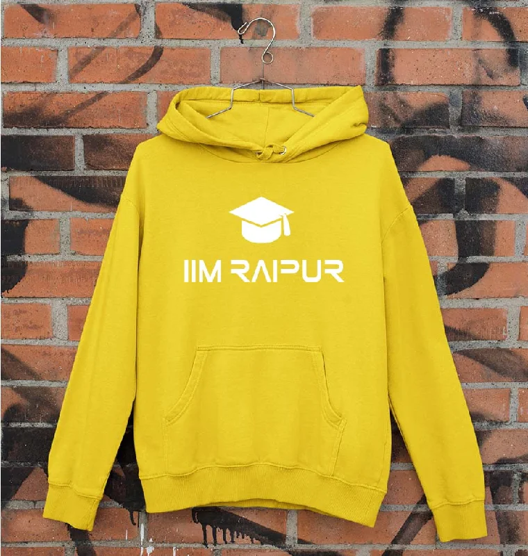 IIM Raipur Unisex Hoodie for Men/Women Zip Hoodie Drawstring Kangaroo Pocket