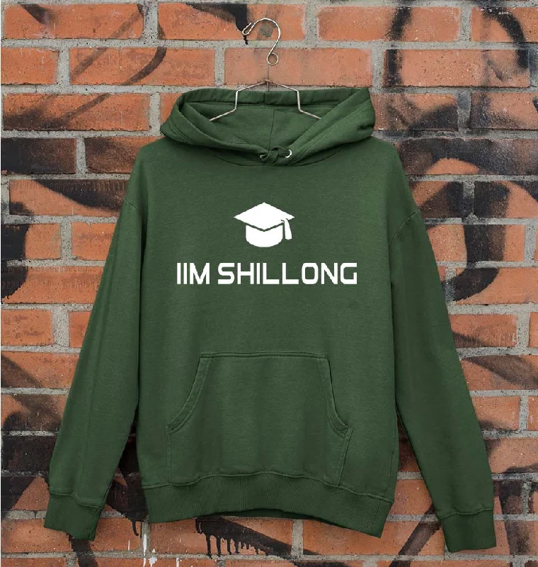 IIM Shillong Unisex Hoodie for Men/Women Hoodie with Illustration Artistic Creative