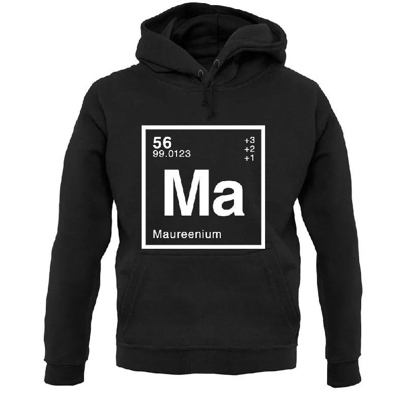 Maureen - Periodic Element Unisex Hoodie Hoodie Dress Longline Feminine