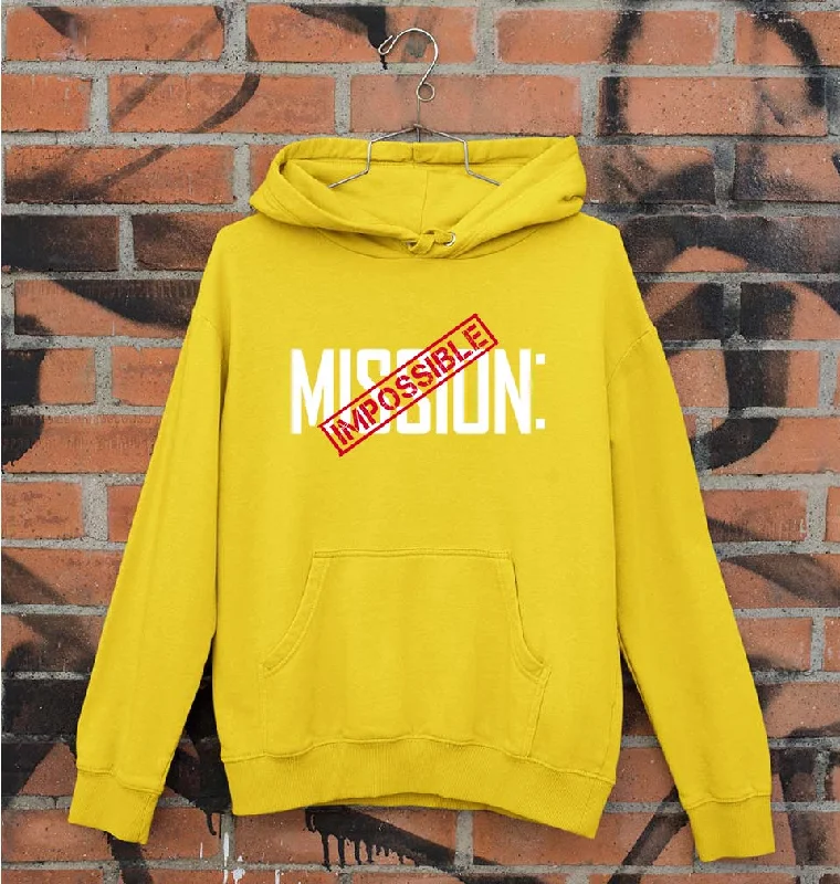 Mission Impossible (MI) Unisex Hoodie for Men/Women Hoodie with Hem Ribbing Snug Secure