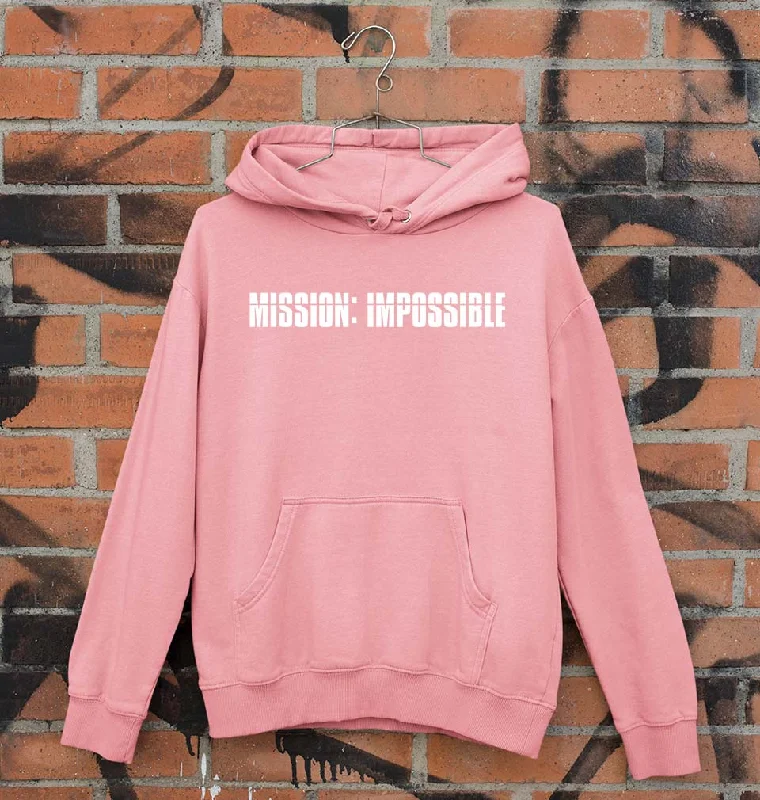 Mission Impossible (MI) Unisex Hoodie for Men/Women Hoodie with Color Block Contrast Stylish