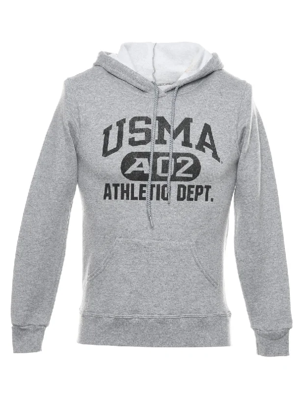 Usma Printed Hoodie - S Hoodie with Velcro Closure Adjustable Secure