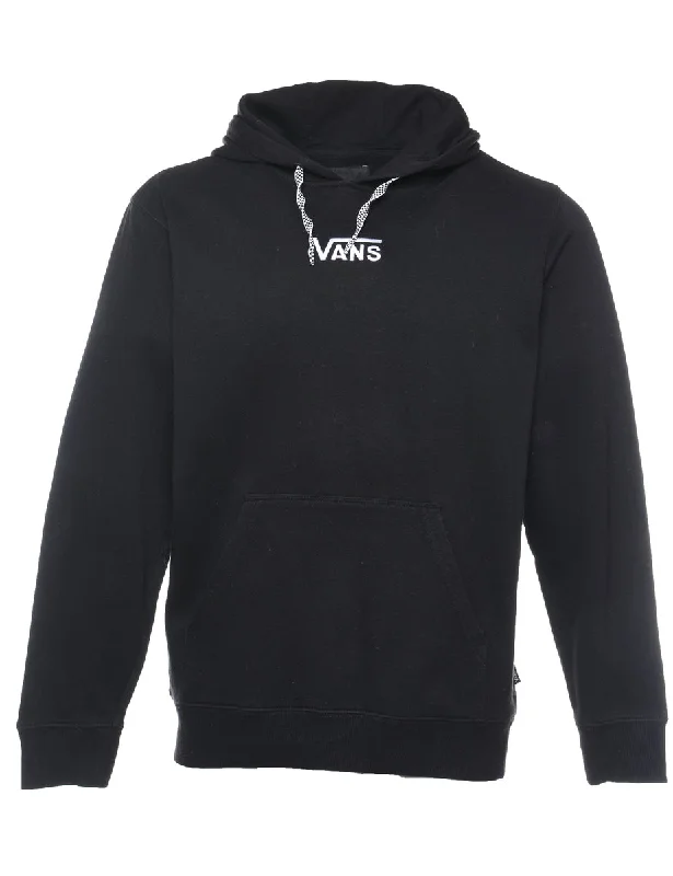 Vans Classic Checkerboard Printed Hoodie - S Hoodie with Hem Fringe Bohemian Relaxed