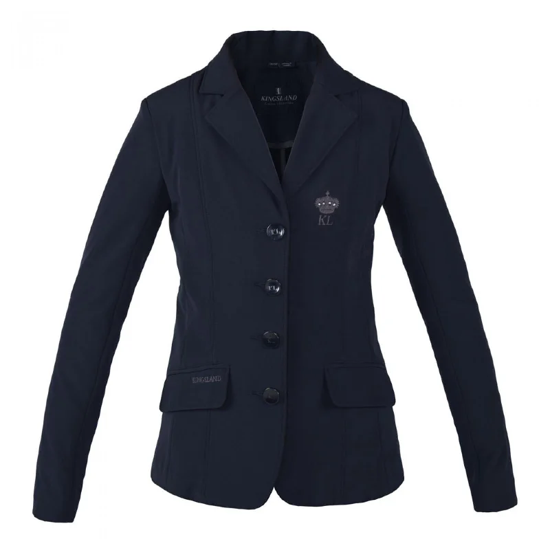 KINGSLAND - Classic Girl Show Coat Buttoned Peplum Coat