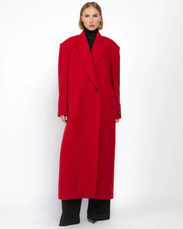 Drew Coat Collection Vegan Leather Trench