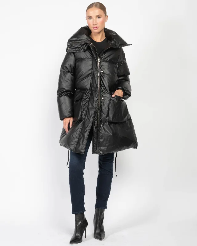 Coat Drape Front Waterfall Coat