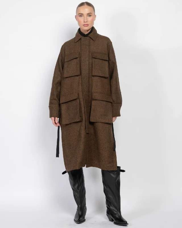 Coat Relaxed Utility Shacket