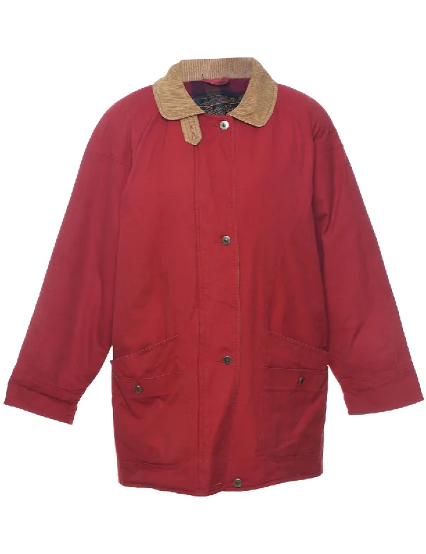 Eddie Bauer Red Barn Jacket - M Denim Jacket Leather Jacket Suede Jacket