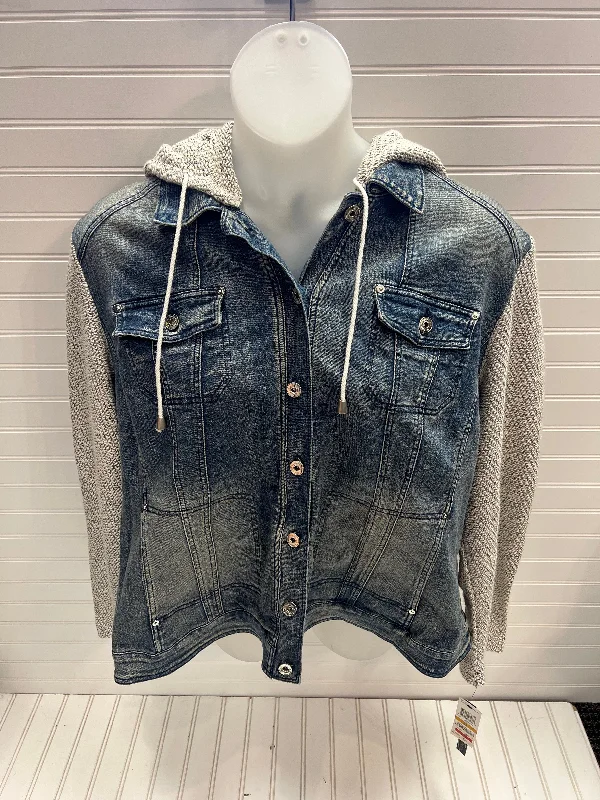 Jacket Denim By Inc  Size: 3x Fleece Jacket Down Jacket Feather Jacket