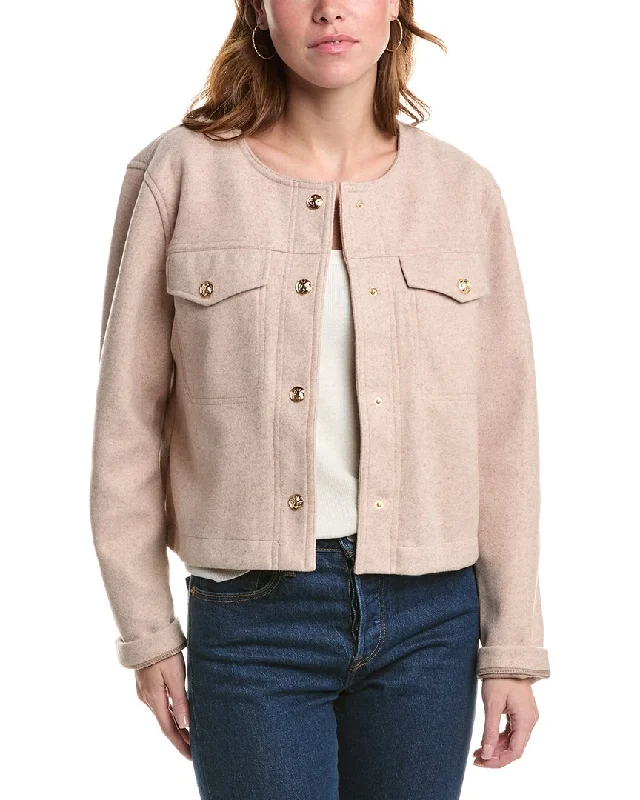 Lyra & Co Jacket Satin Jacket Silk Jacket Chiffon Jacket