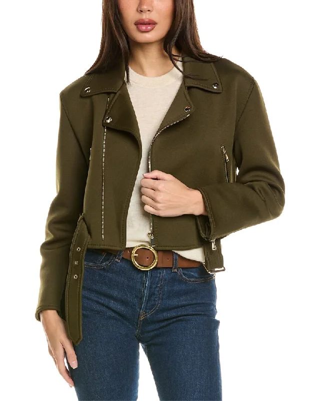 Max Mara Spezie Jacket Stand-Up Collar Roll-Neck Collar Turtle Neck