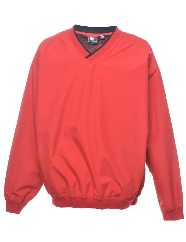 Red Jacket - XL Oversized Jacket Tailored Jacket Straight Jacket