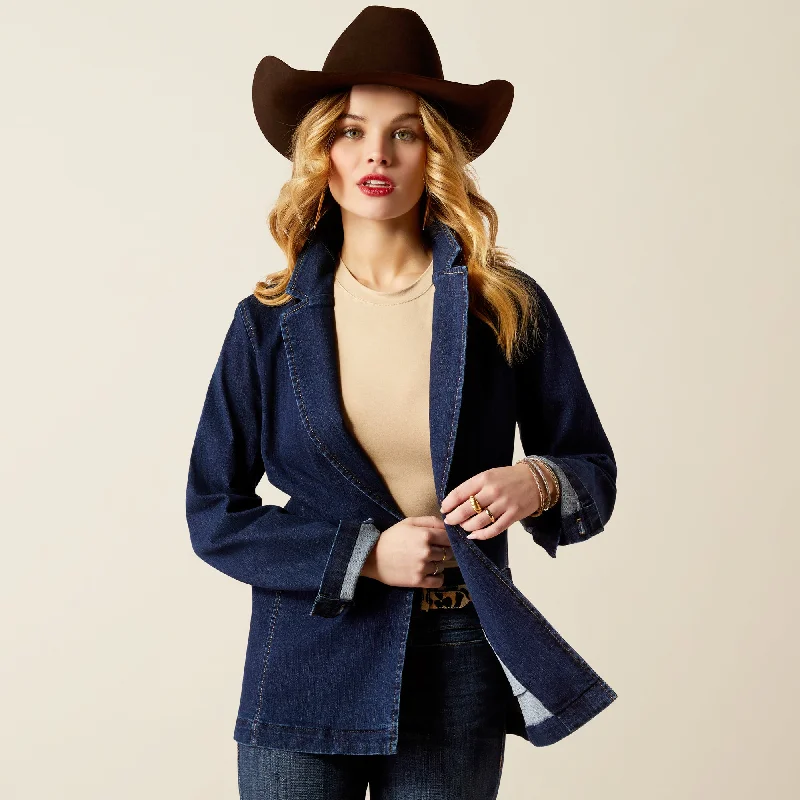 Women's Ariat Denim Blazer #10053928 Women's High-End Blazer