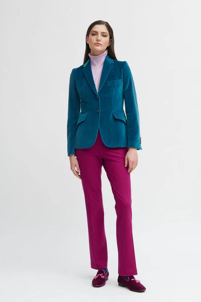 "Circon" Blue Blazer Women's Luxurious Jacket