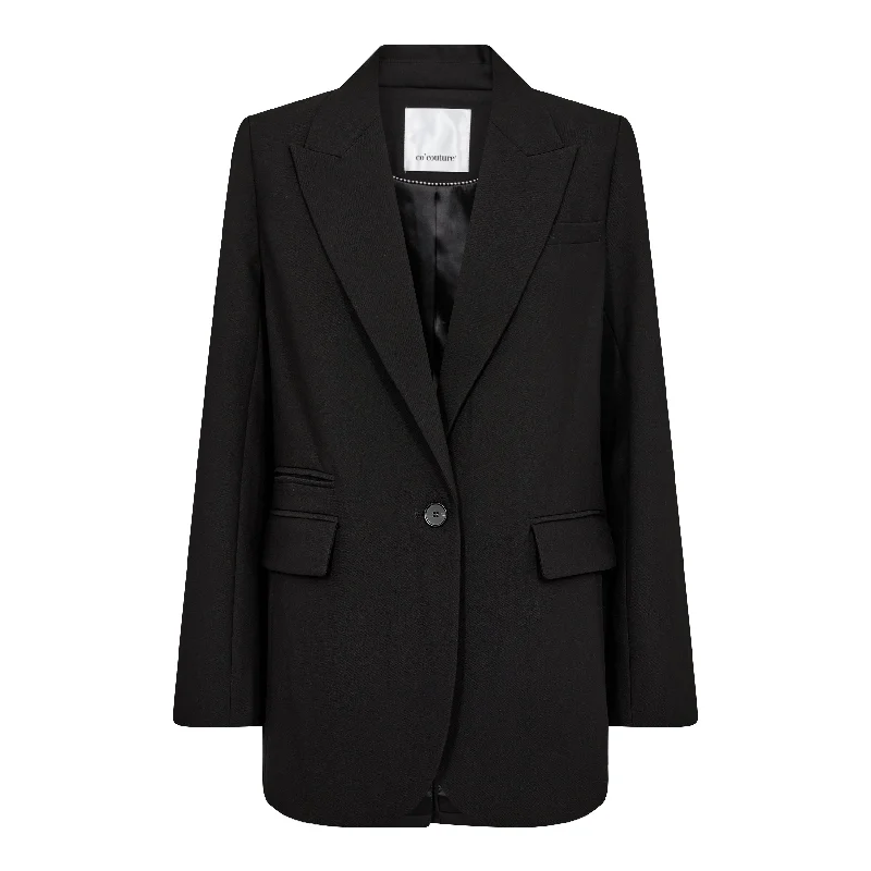 Cocouture - VolaCC Button Oversize Blazer - Sort Winter Women's Blazer