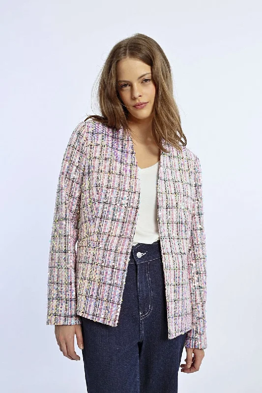 MBN Sequin Tweed Blazer Women's Unique Blazer