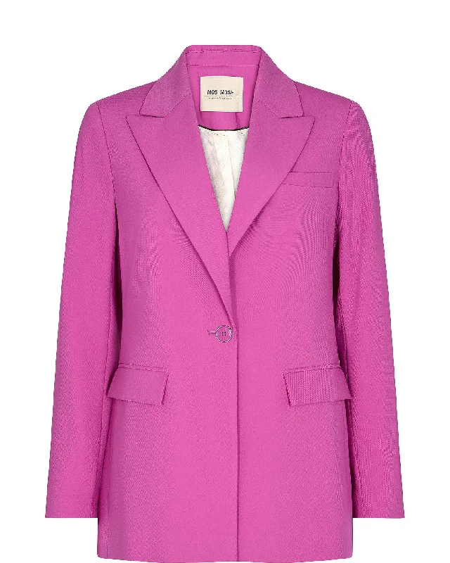 Mos Mosh Vivid Viola Bine Leia Blazer Women's Elegant Blazer