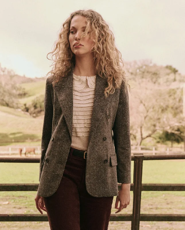 The Double-Breasted Blazer. -- Truffle Women's Fashion Blazer