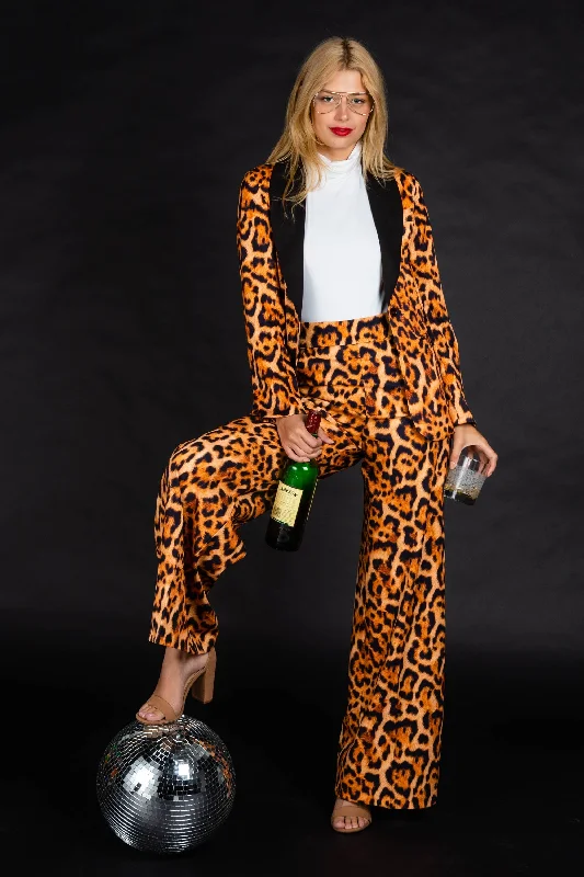 The Fastest Finishers | Leopard Print Womens Blazer Women's Brand Blazer