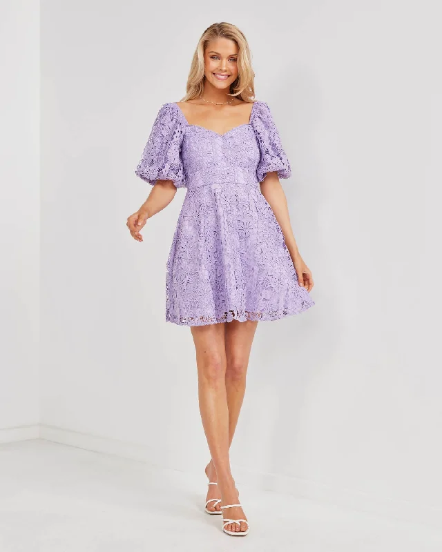 Sloane Dress-Violet Bodycon Club Sequined