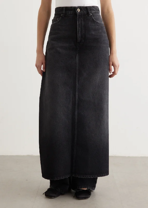 Denim Skirt Pants Relaxed Cargo Shorts