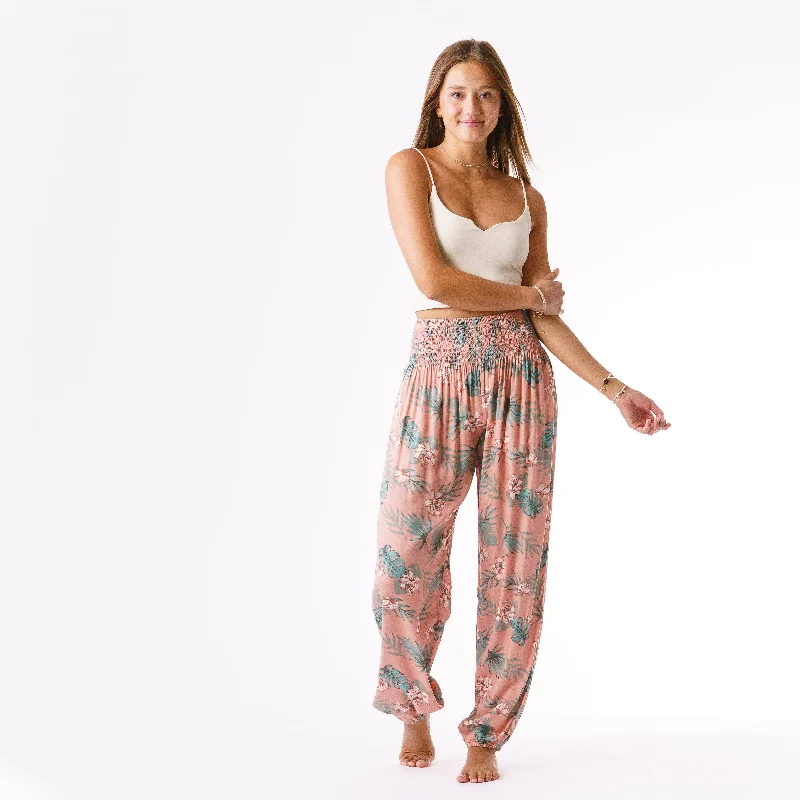 Lotus and Luna - Waimea Harem Pants Comfortable Lounge Pants