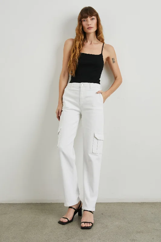 SPEEDWAY CARGO PANT - SALT WHITE Elegant Pencil Skirt