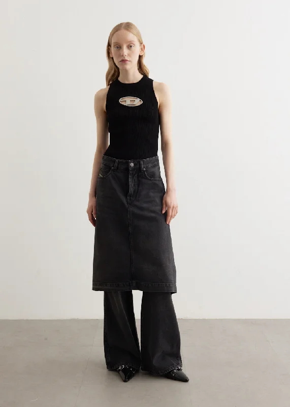 D-Syren-S Pantaloni Pant Skirt Breezy Summer Skirt